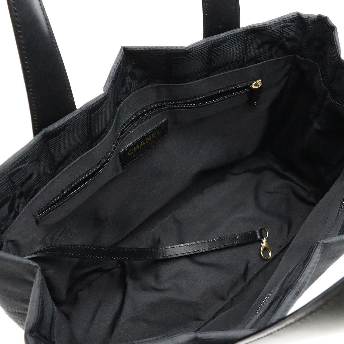 Chanel Nylon Jacquard New Travel Line 2way Bag