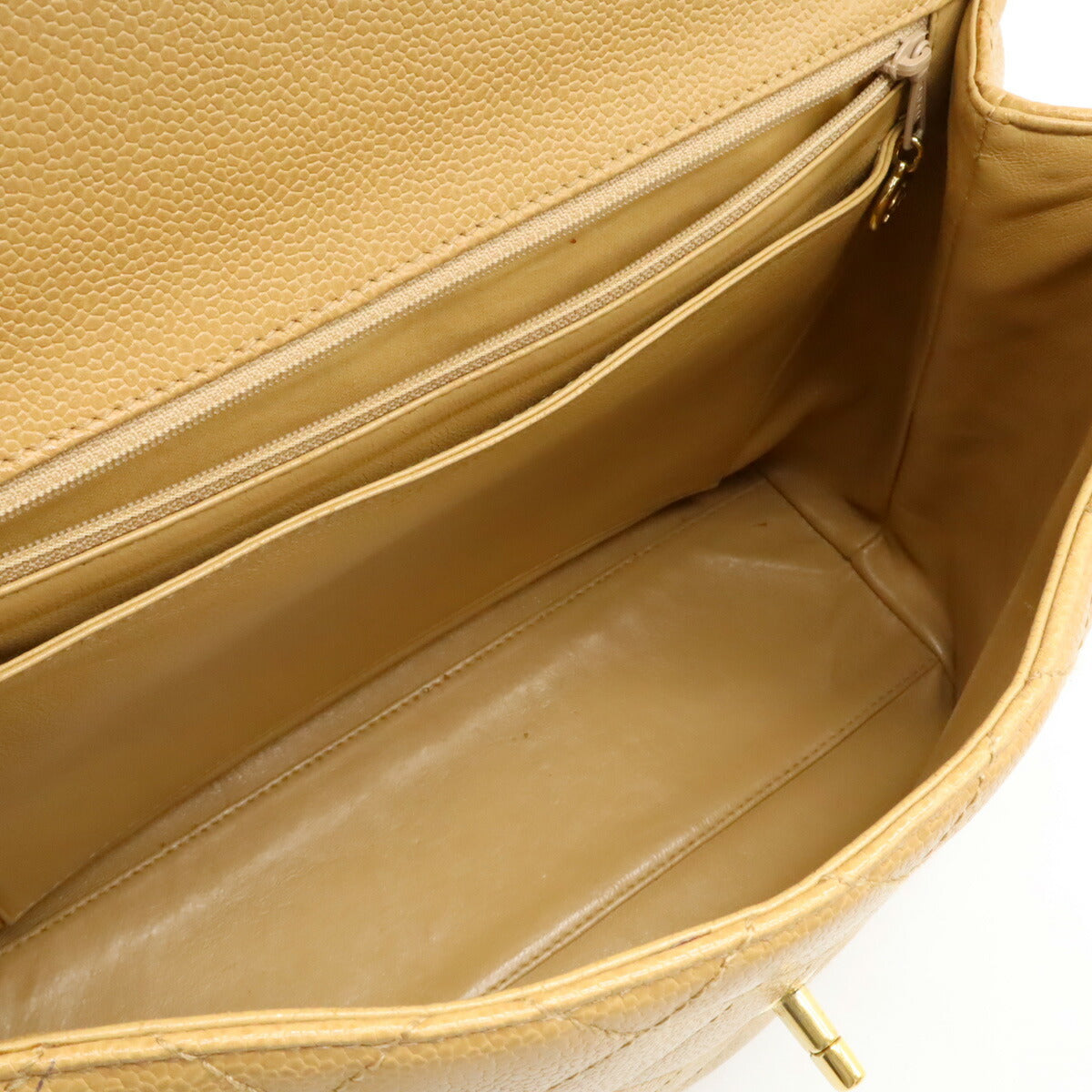 Chanel Caviar Skin Matelasse Coco Mark Handbag