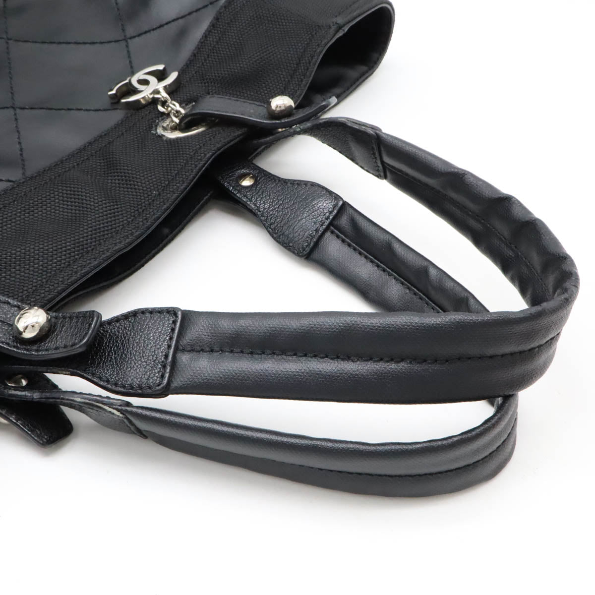 Chanel Coated Canvas Paris-Biarritz Tote Bag