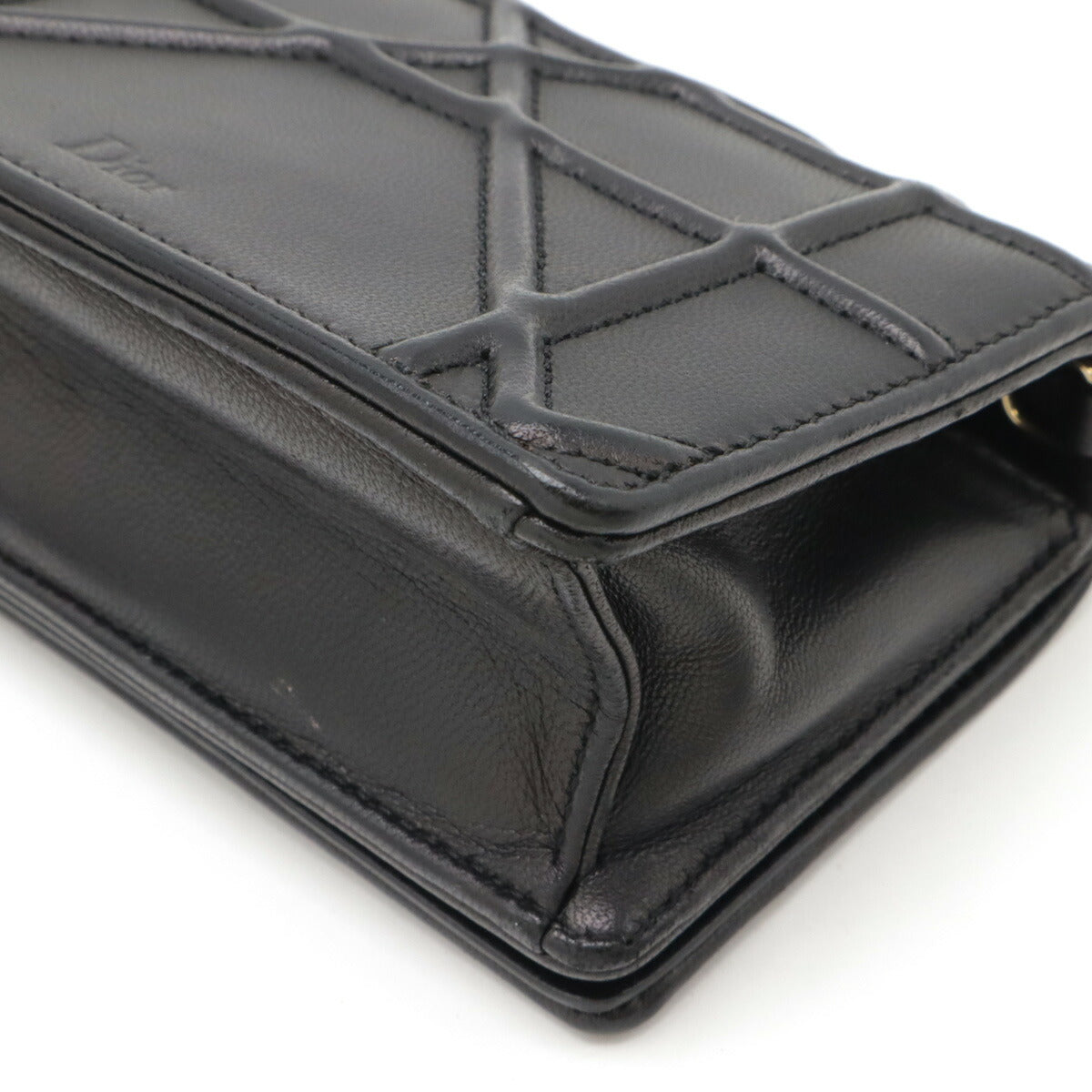 Dior Christian ama Calfskin Shoulder Bag