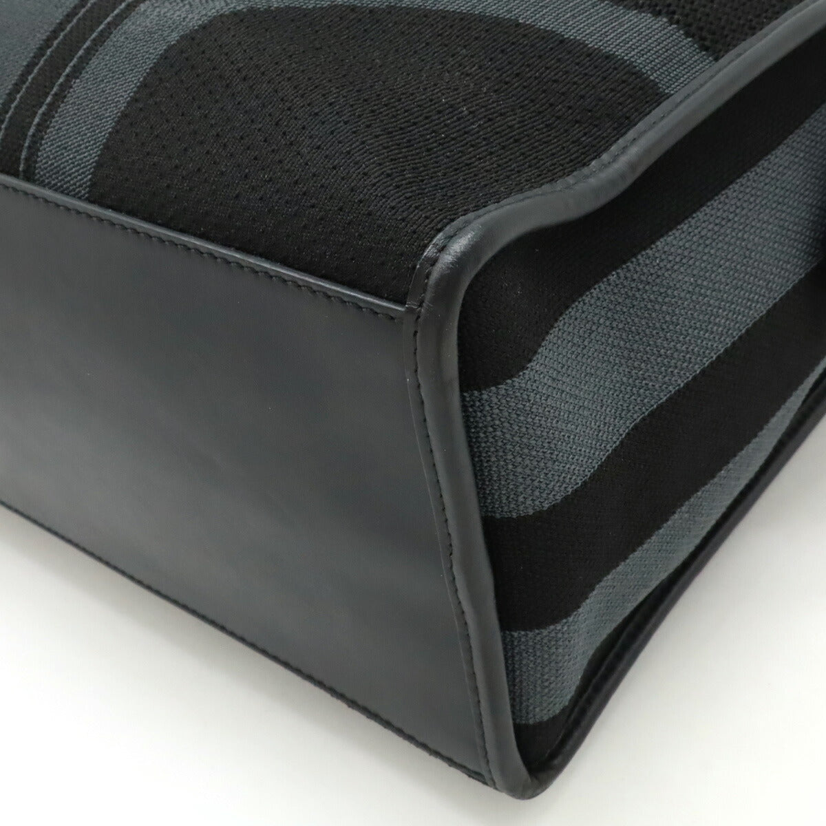 Fendi 7Va400 Business Bag Leather Canvas Travel Bag