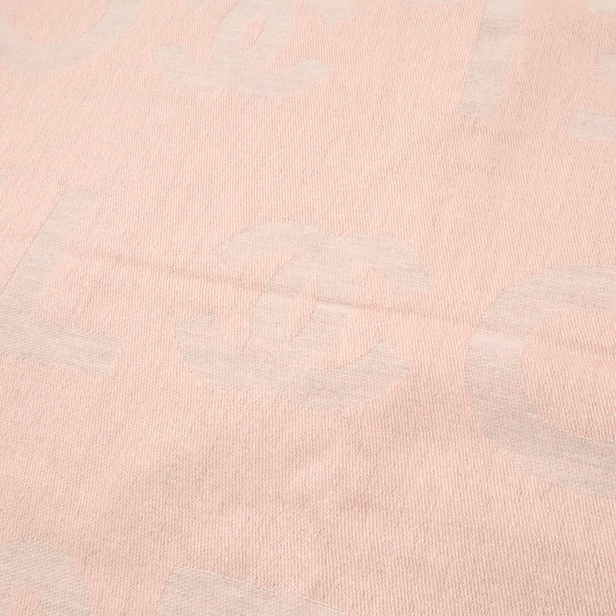 Chanel Logo Silk Cashmere Stole Apparel