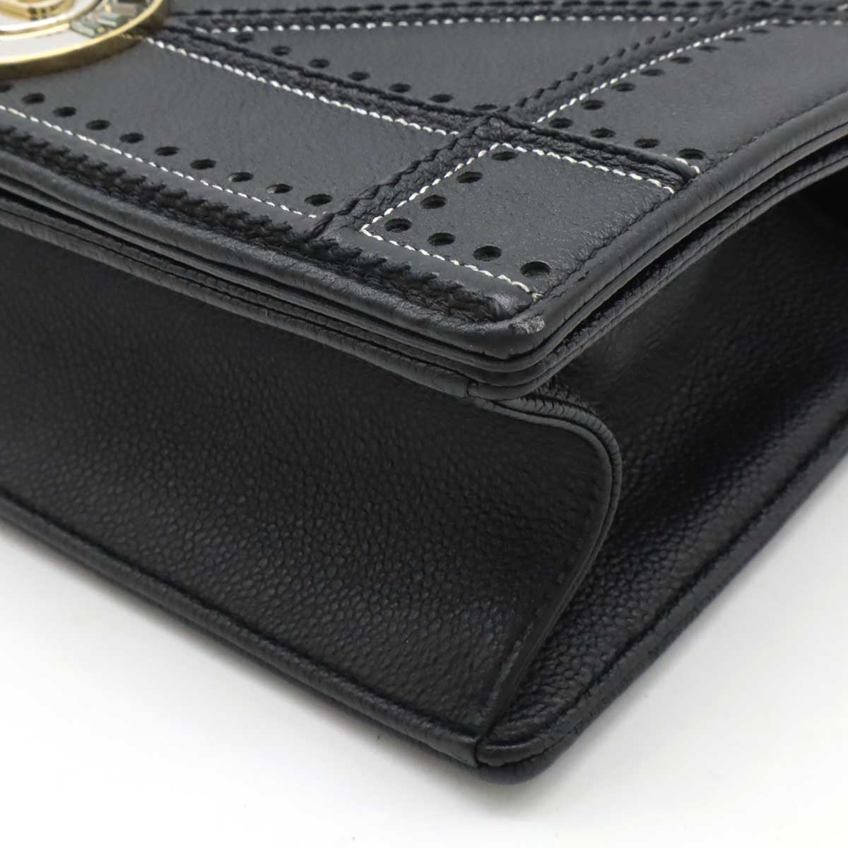 Dior Christian ama Shoulder Bag Leather