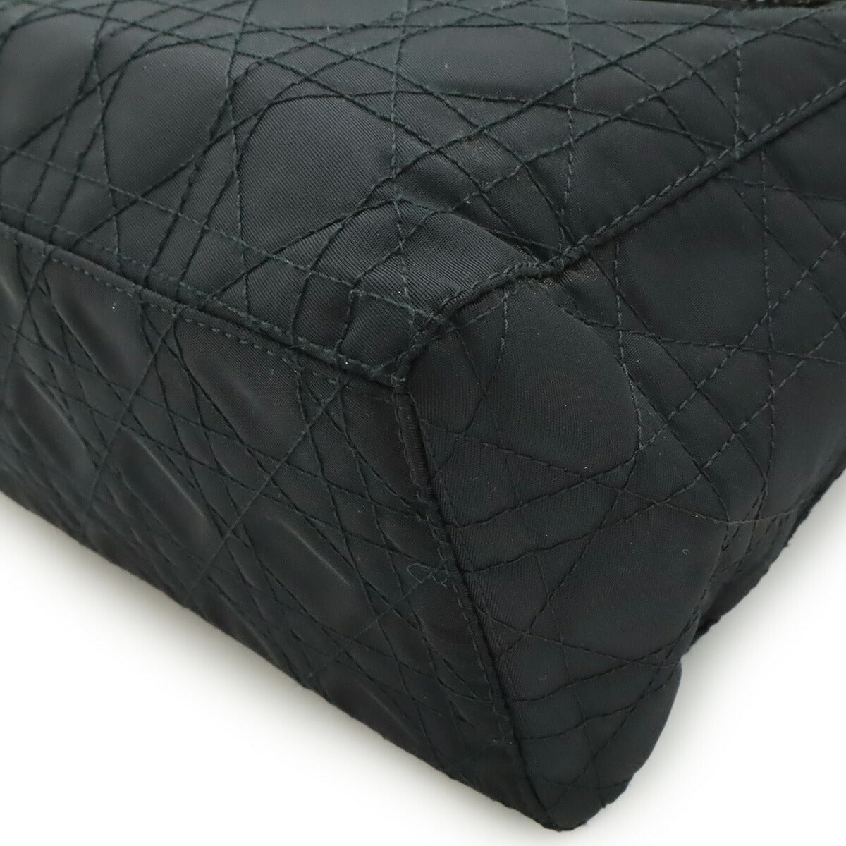 Dior Christian Lady Cannage Handbag Nylon Travel Bag