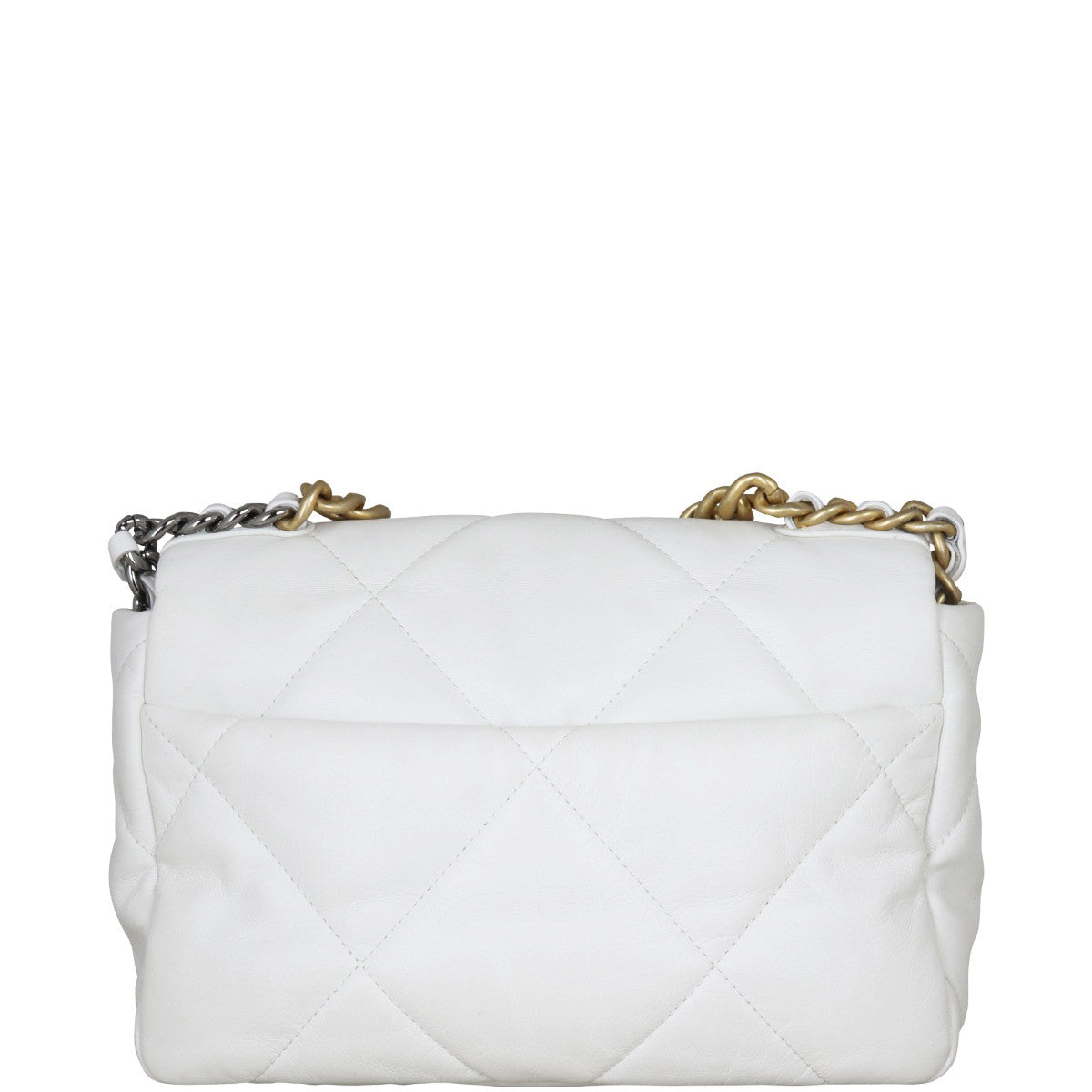 Chanel 19 Bag White Medium Handbag