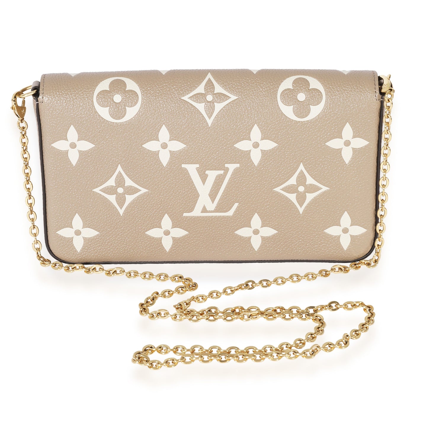 Louis Vuitton Bicolor Empreinte Pochette Felicie Clutch Bag