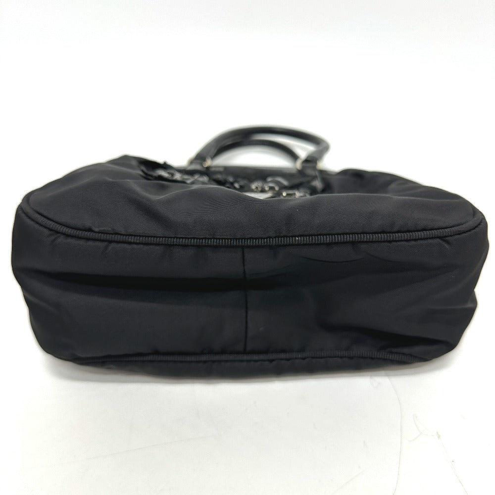 Evening Bear Leather Nylon Travel Bag