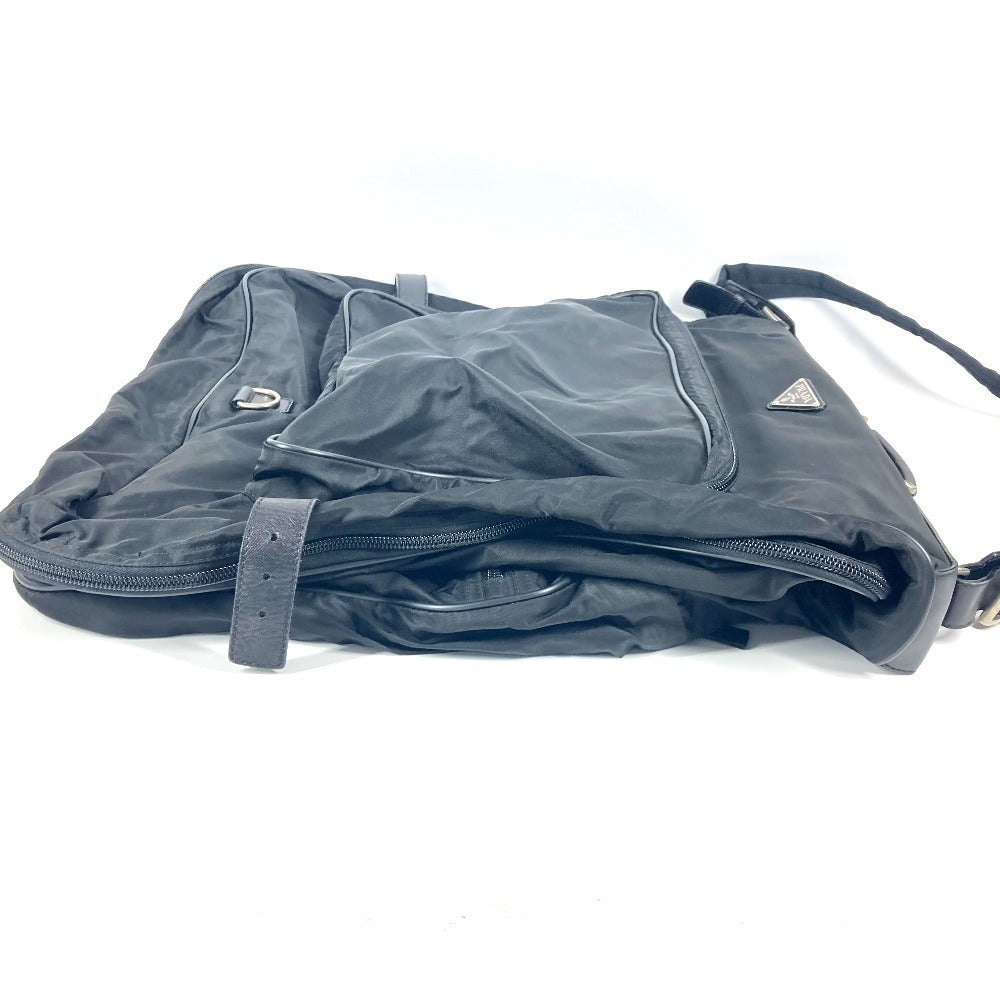 Boston Duffel Bag Triangle Plate Unisex(Unisex) Nylon Black Travel Bag