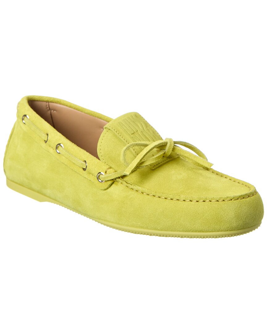 Dior Shoe Miss Street Loafer 3 Suede Yellow Shoes