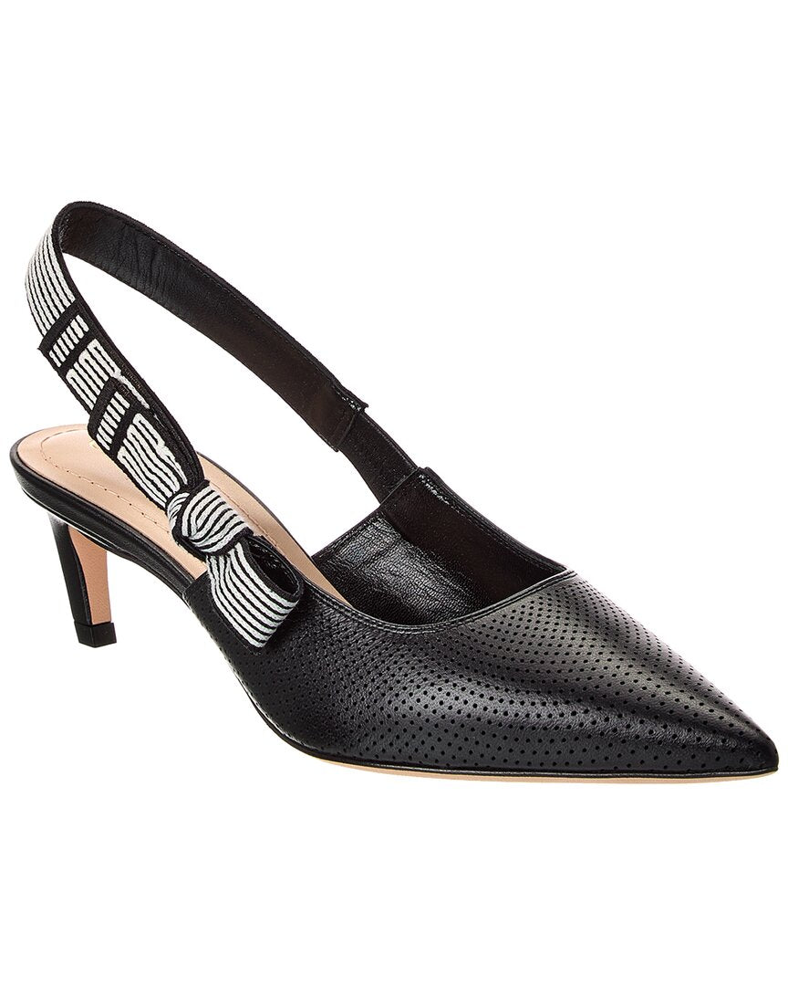 Dior Sling Bag Toujours Slingback Pump 2 Leather Black Shoes
