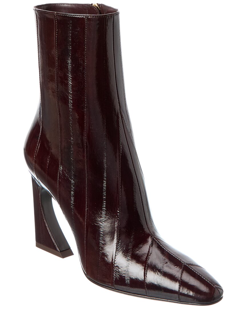 Fendi Shoe Arco Bootie Leather Brown Shoes