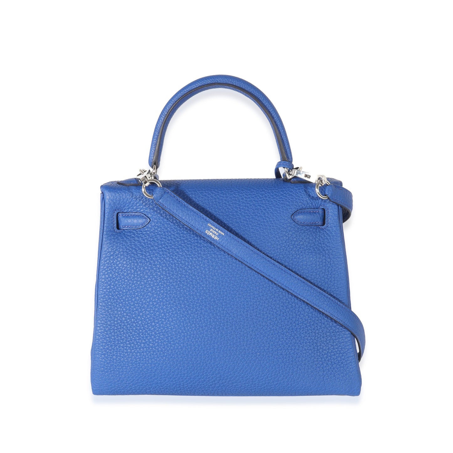 Hermes Luxury Bleu Royal Togo Kelly Retourne Phw Travel Bag