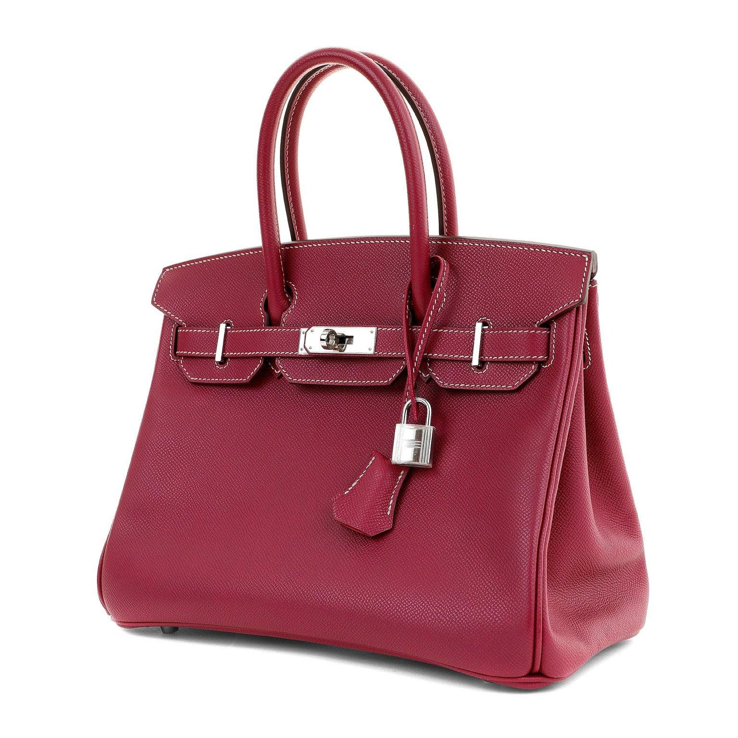 Hermes Rose Tyrien Epsom Candy Collection Birkin W Palladium Travel Bag