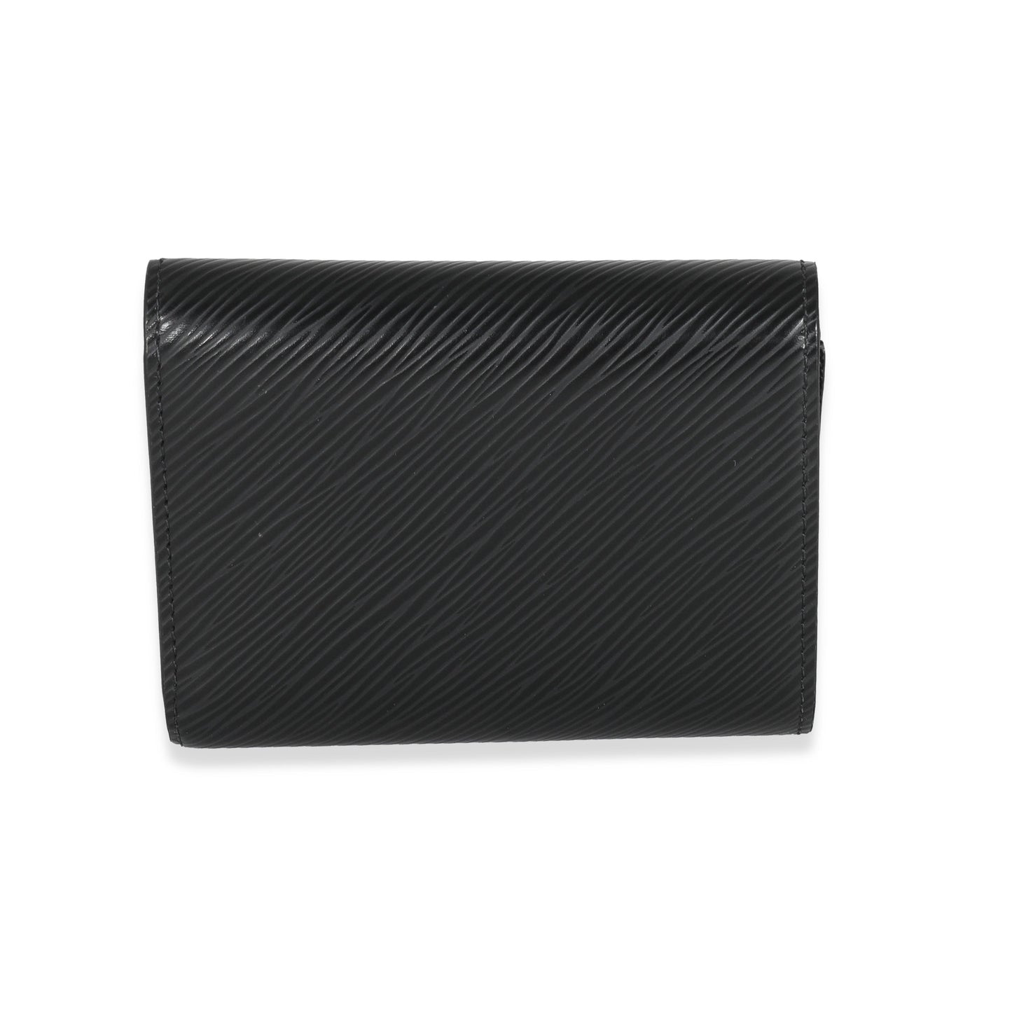 Louis Vuitton Epi Twist Compact Black Wallet Case