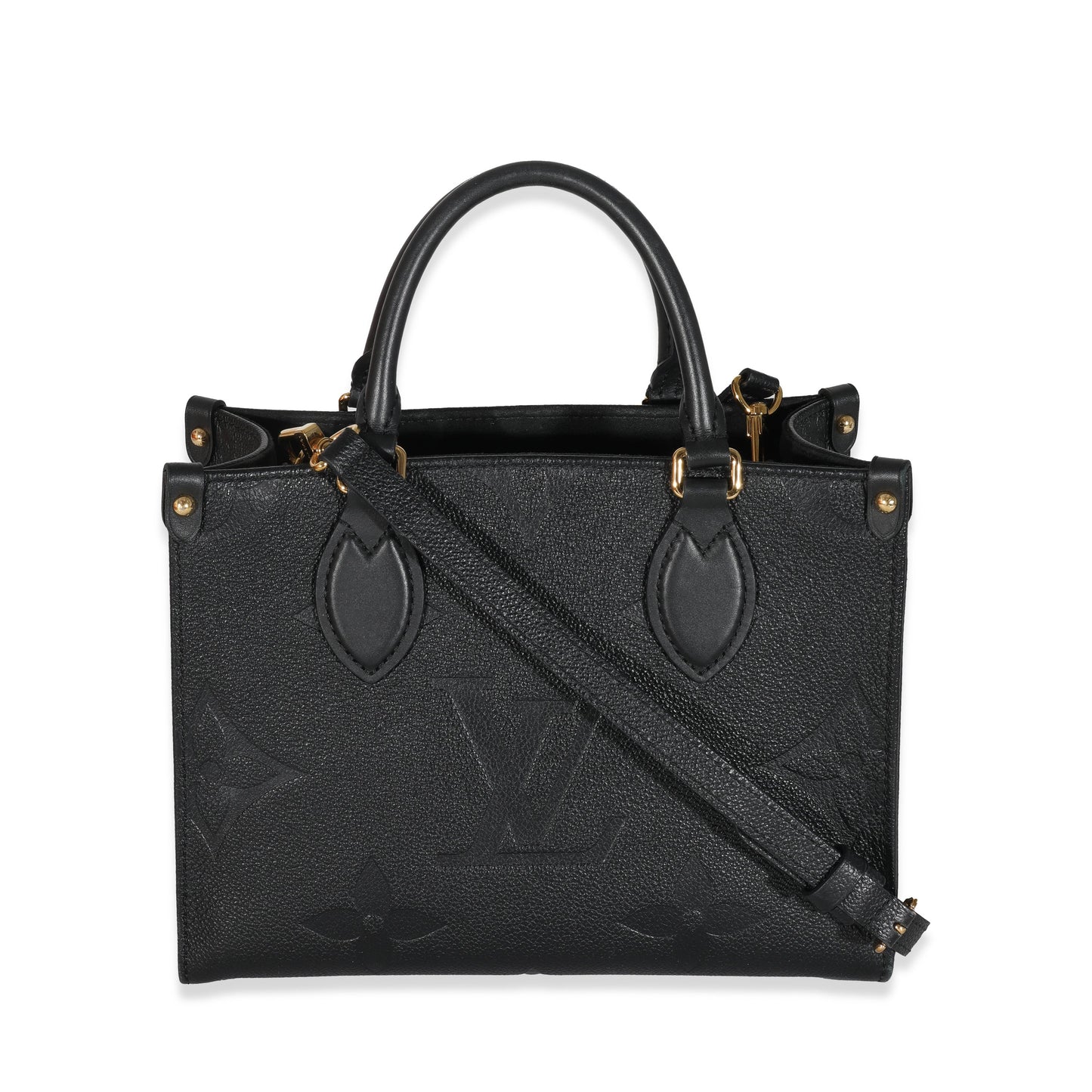 Louis Vuitton Empreinte Giant Onthego PM Monogram Black Handbag