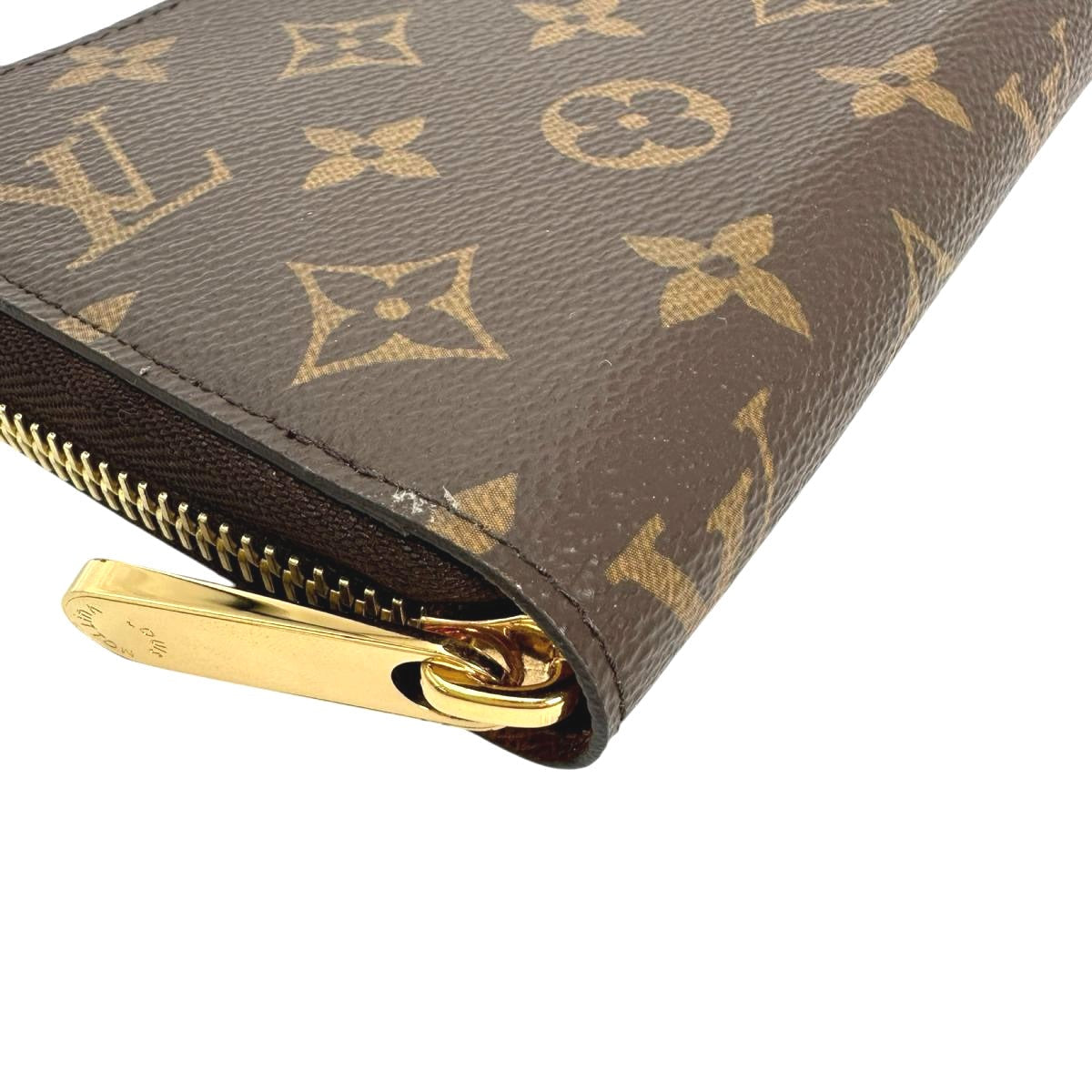 Louis Vuitton Long Purse M42616 Zip Around Monogram Canvas Brown Wallet Case 7