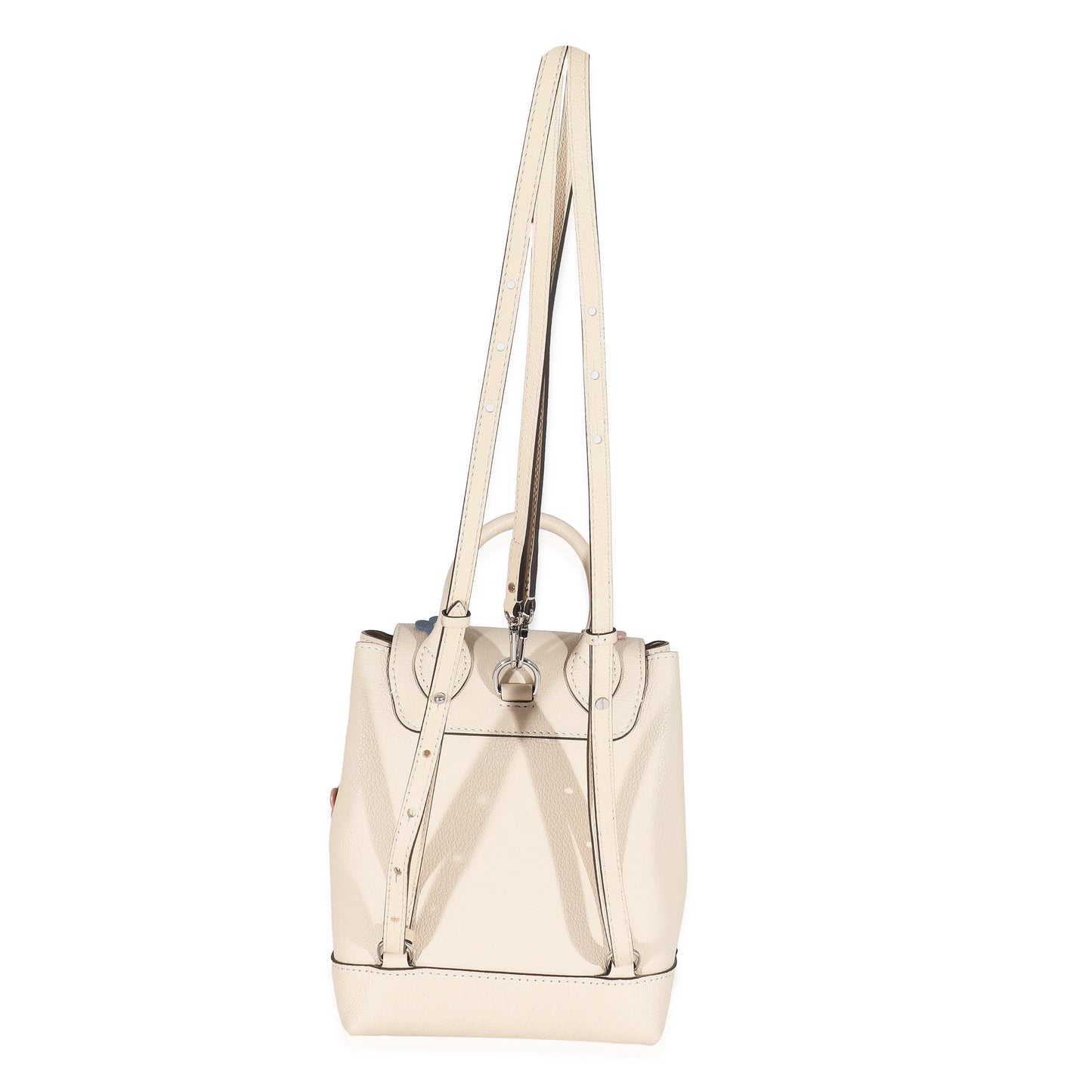 Louis Vuitton Creme Mechanical Flower Lockme Backpack Calfskin Mini