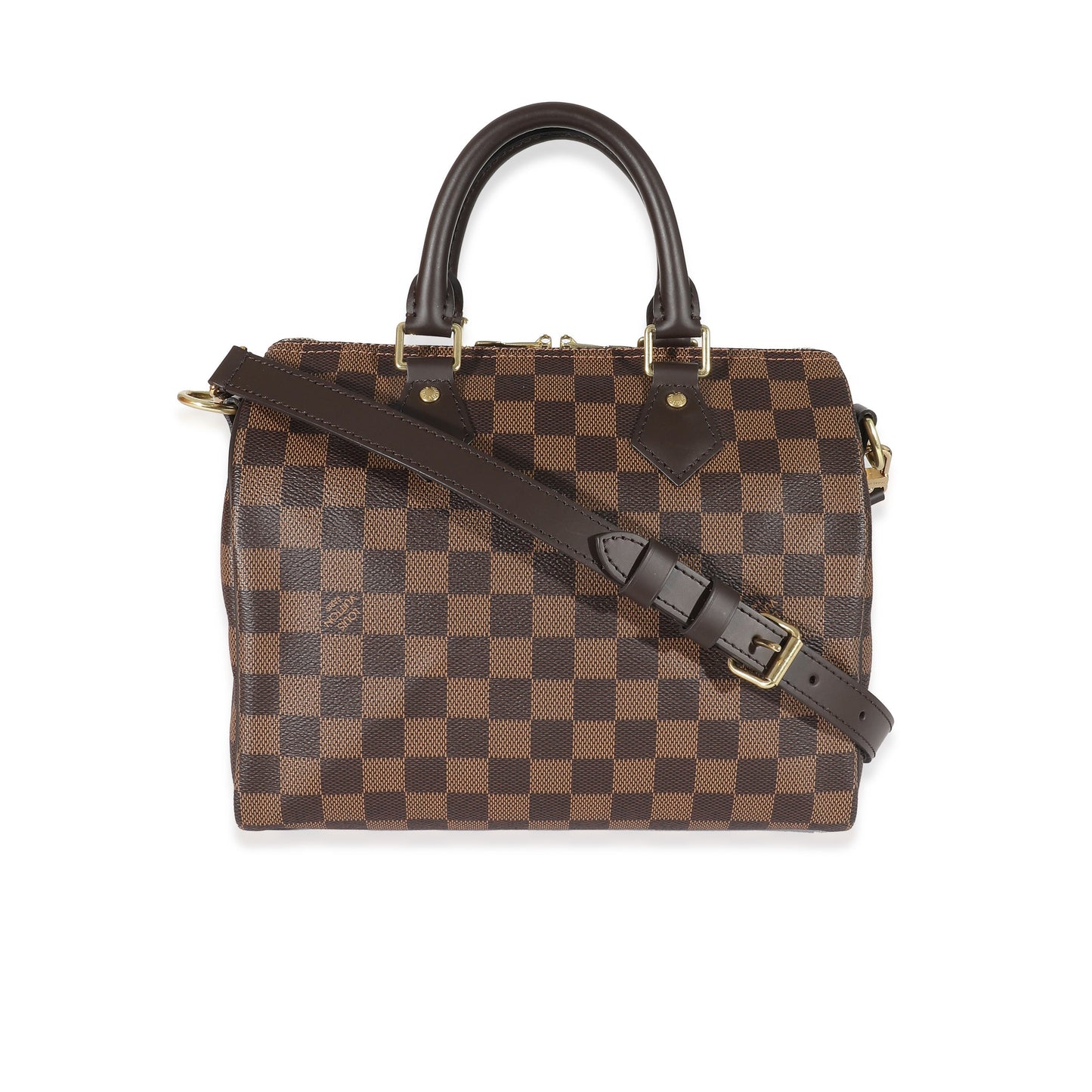 Louis Vuitton Damier Ebene Speedy Bandoulière 25 Canvas Handbag