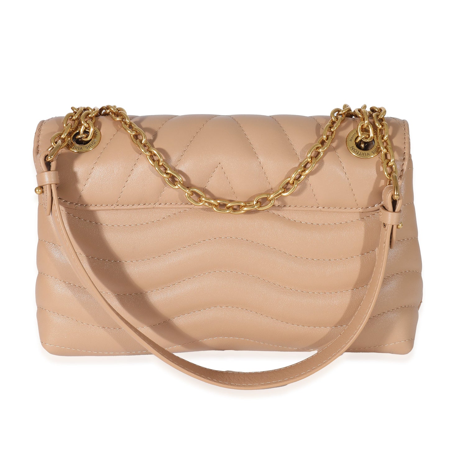 Louis Vuitton Noisette New Wave MM Leather Calf Chain Handbag