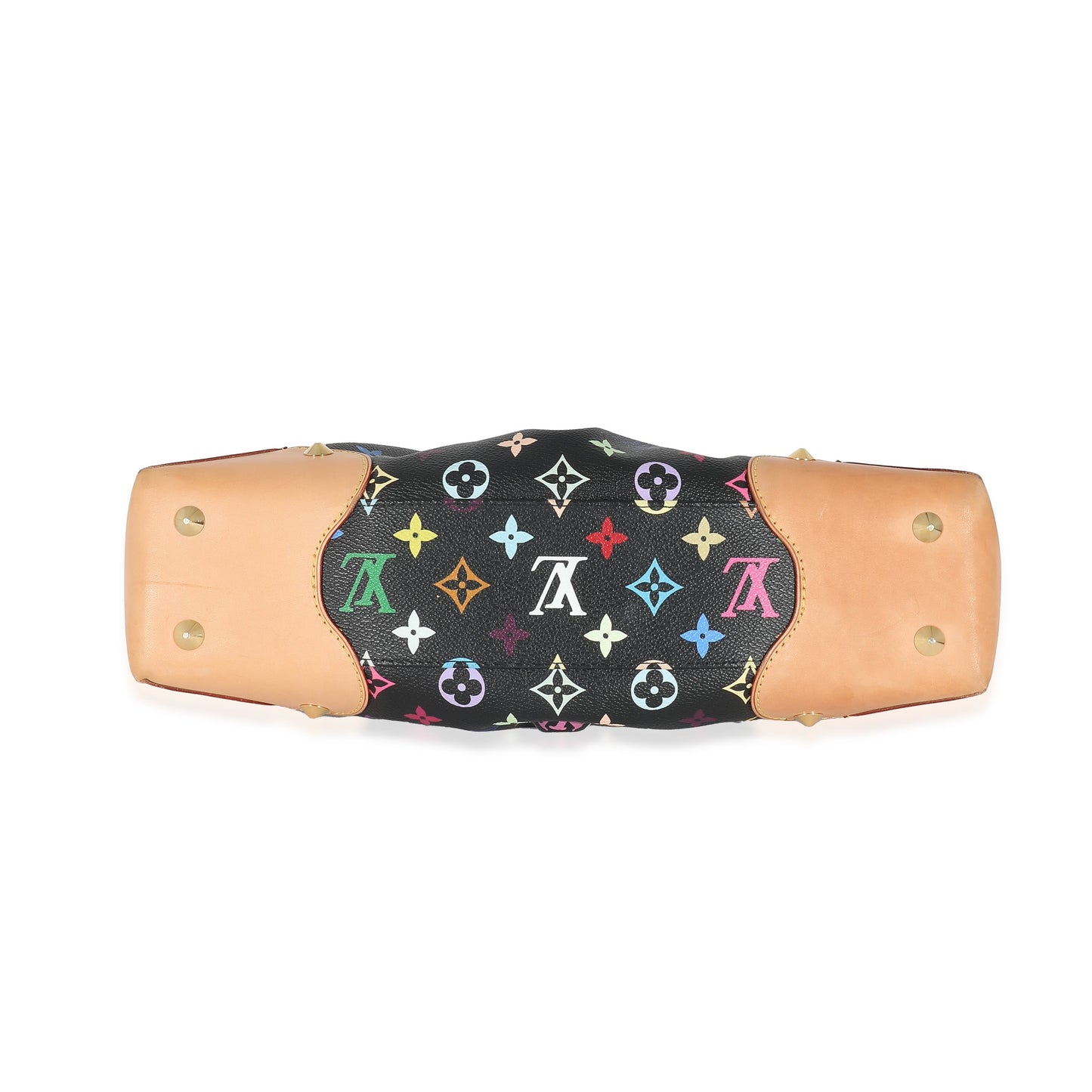 Louis Vuitton Judy MM Canvas Black Multicolor Handbag
