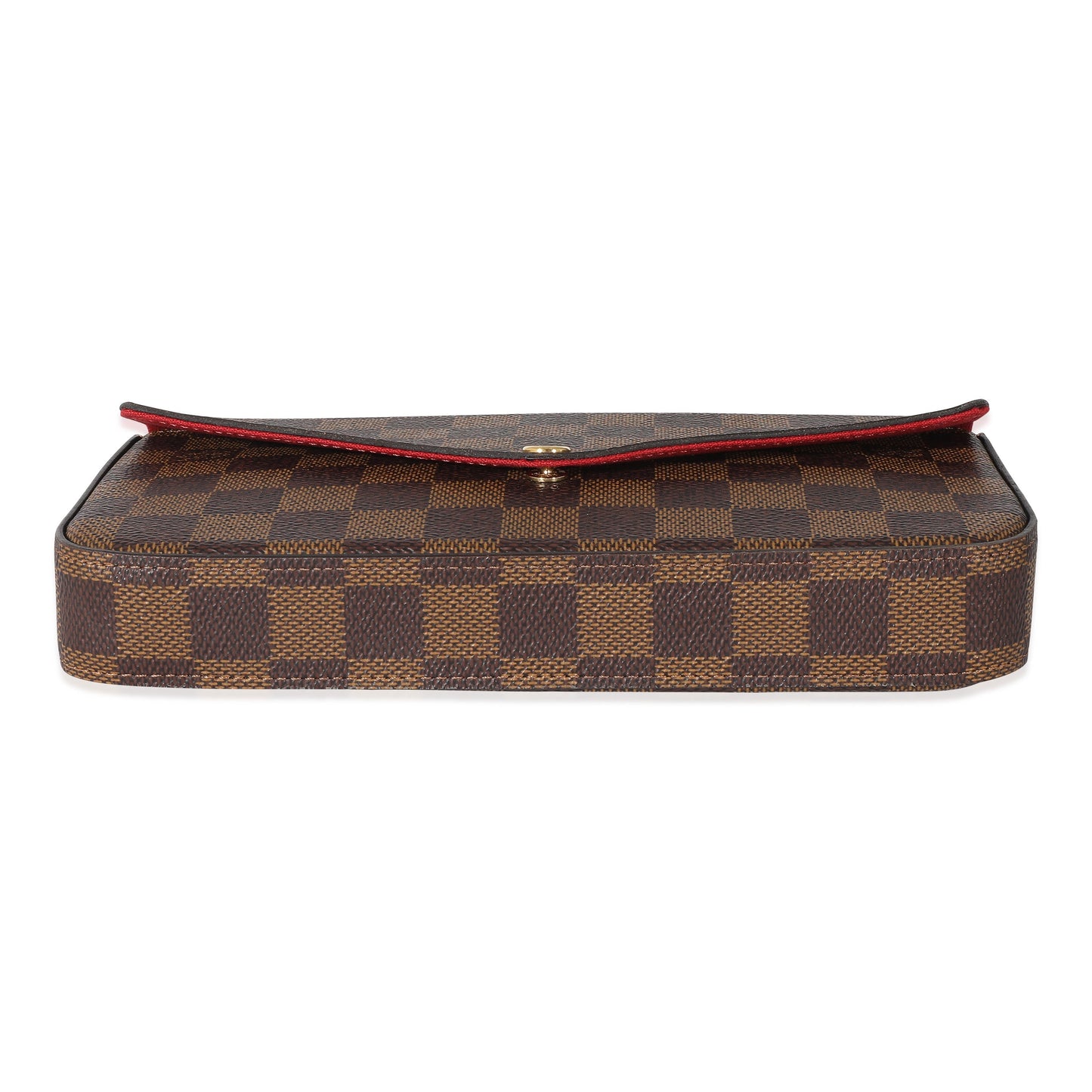 Louis Vuitton Cerise Damier Ebene Felicie Pochette Clutch Bag