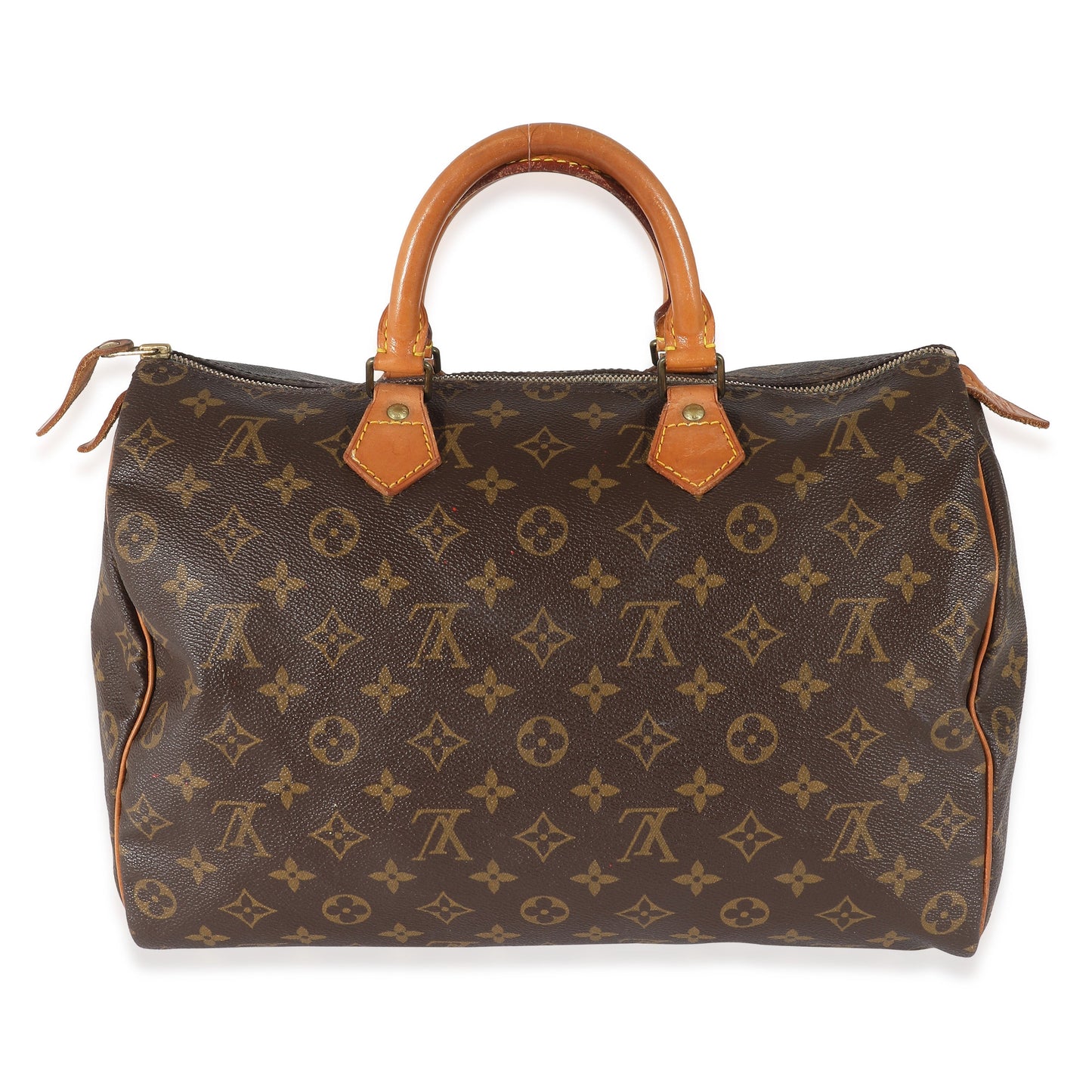 Louis Vuitton Speedy 35 Monogram Canvas Handbag 8
