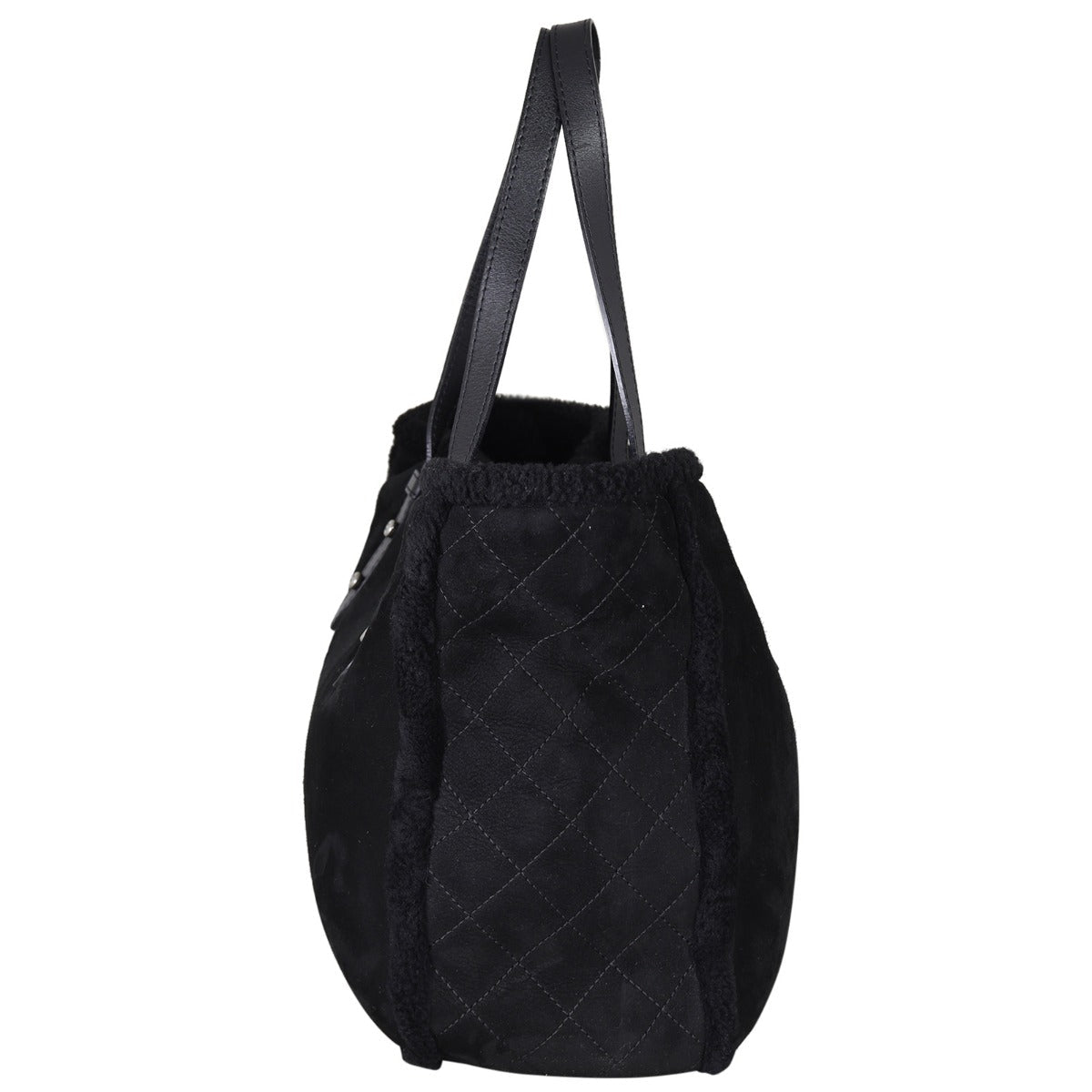 Chanel CC Shearling Tote Tote Bag