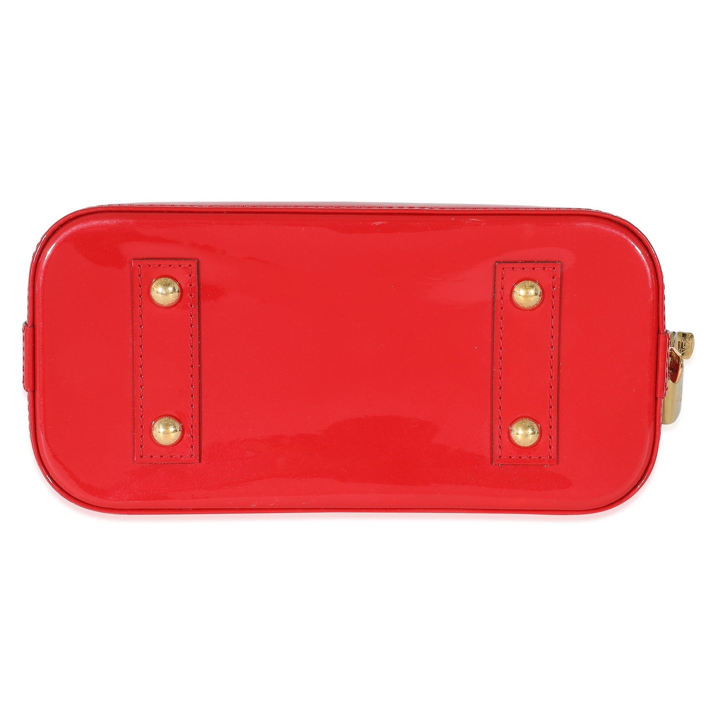 Louis Vuitton Cerise Vernis Alma BB Monogram Handbag