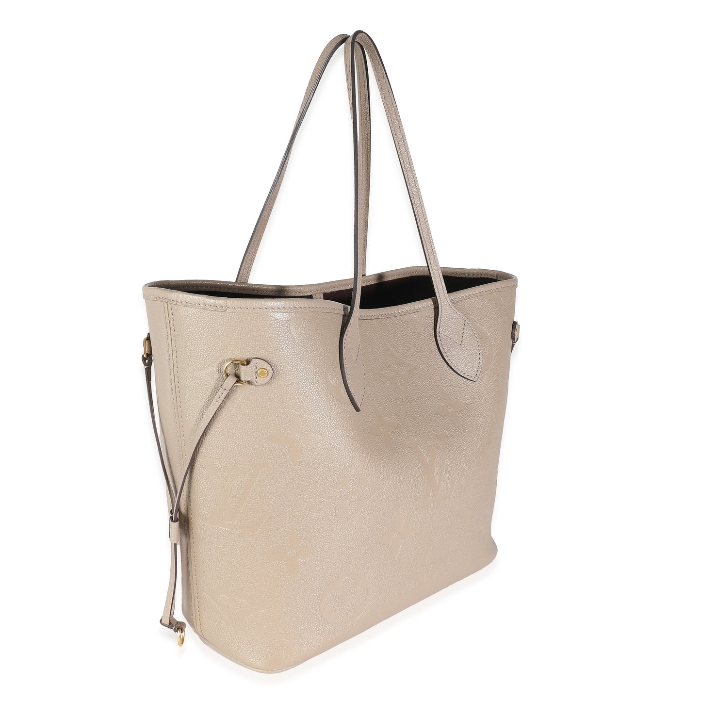 Louis Vuitton Turtledove Empreinte Neverfull MM Monogram Tote Bag