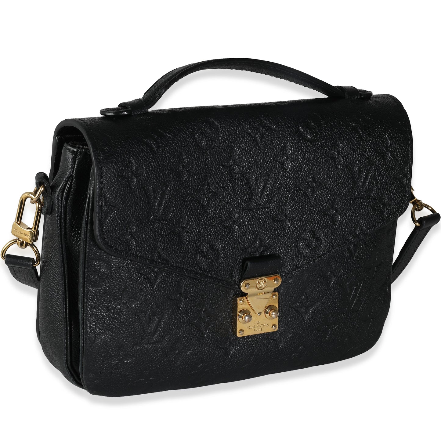 Louis Vuitton Empreinte Pochette Metis Black Clutch Bag
