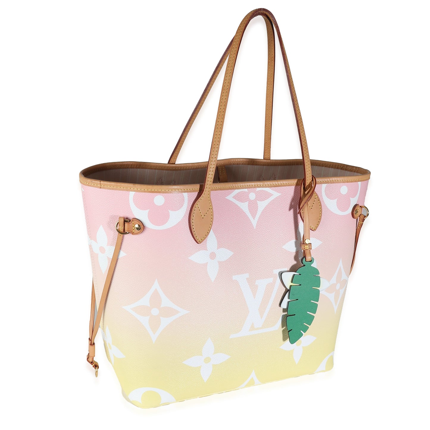 Louis Vuitton Giant By Pool Neverfull MM Monogram Canvas Pink Tote Bag