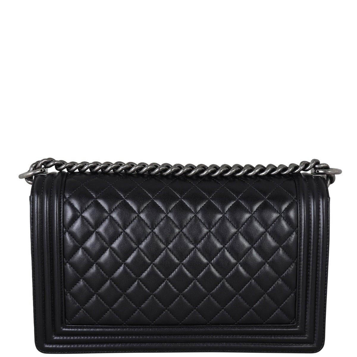 Chanel Boy Bag New 21 Series Black Medium Handbag