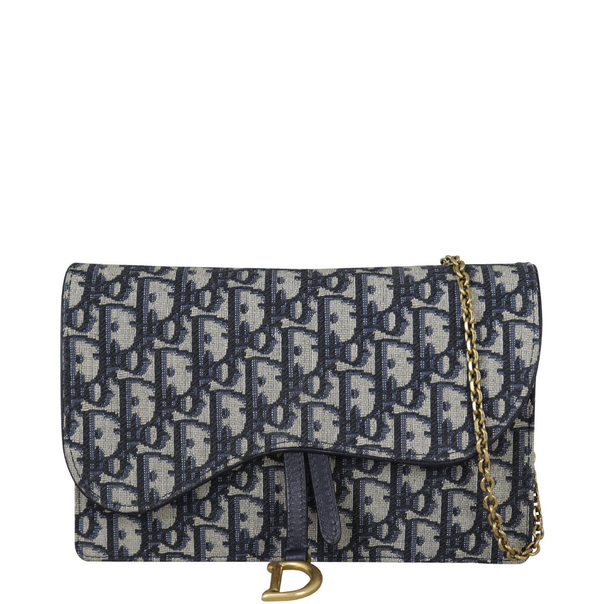 Dior Crossbody Bag Saddle Pouch Wallet on Oblique Chain Shoulder Bag