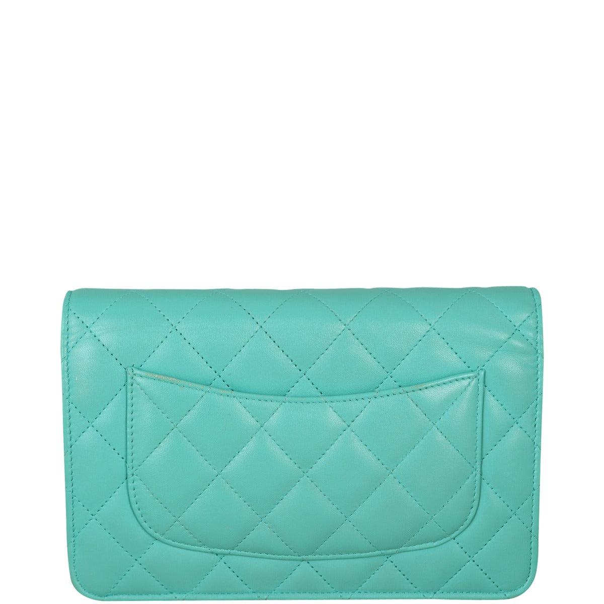 Chanel Classic Wallet on Sea Foam Handbag Green Chain