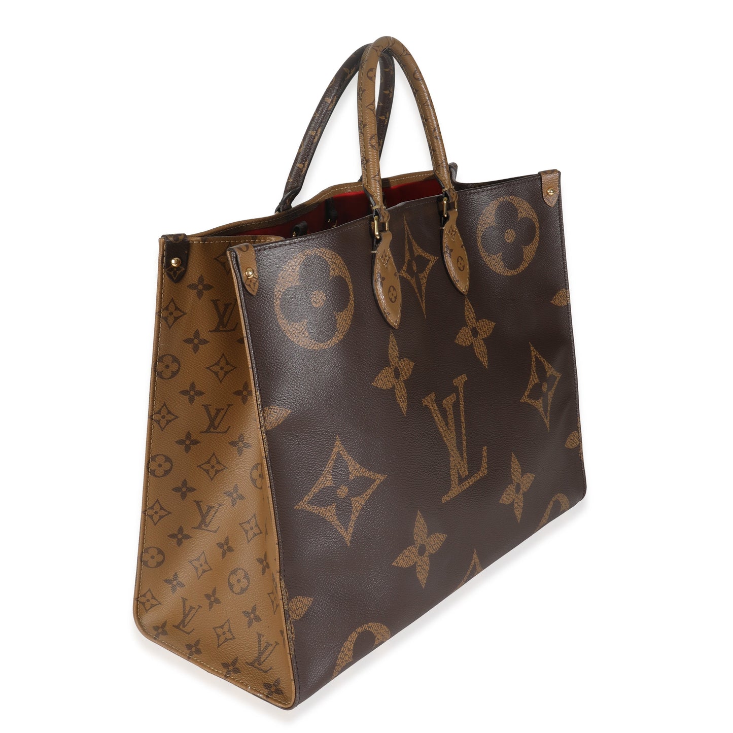 Louis Vuitton Reverse Onthego GM Monogram Canvas Handbag 3