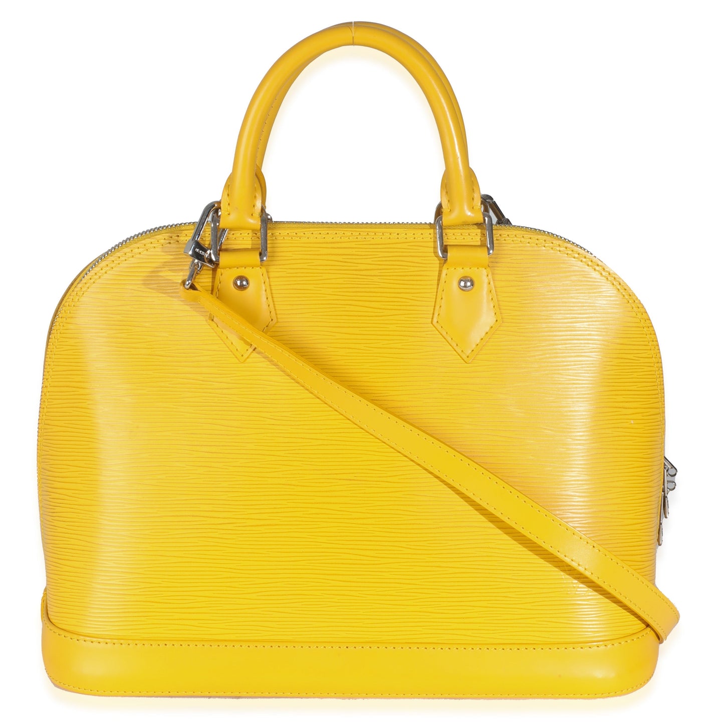 Louis Vuitton Citron Epi Alma PM Handbag