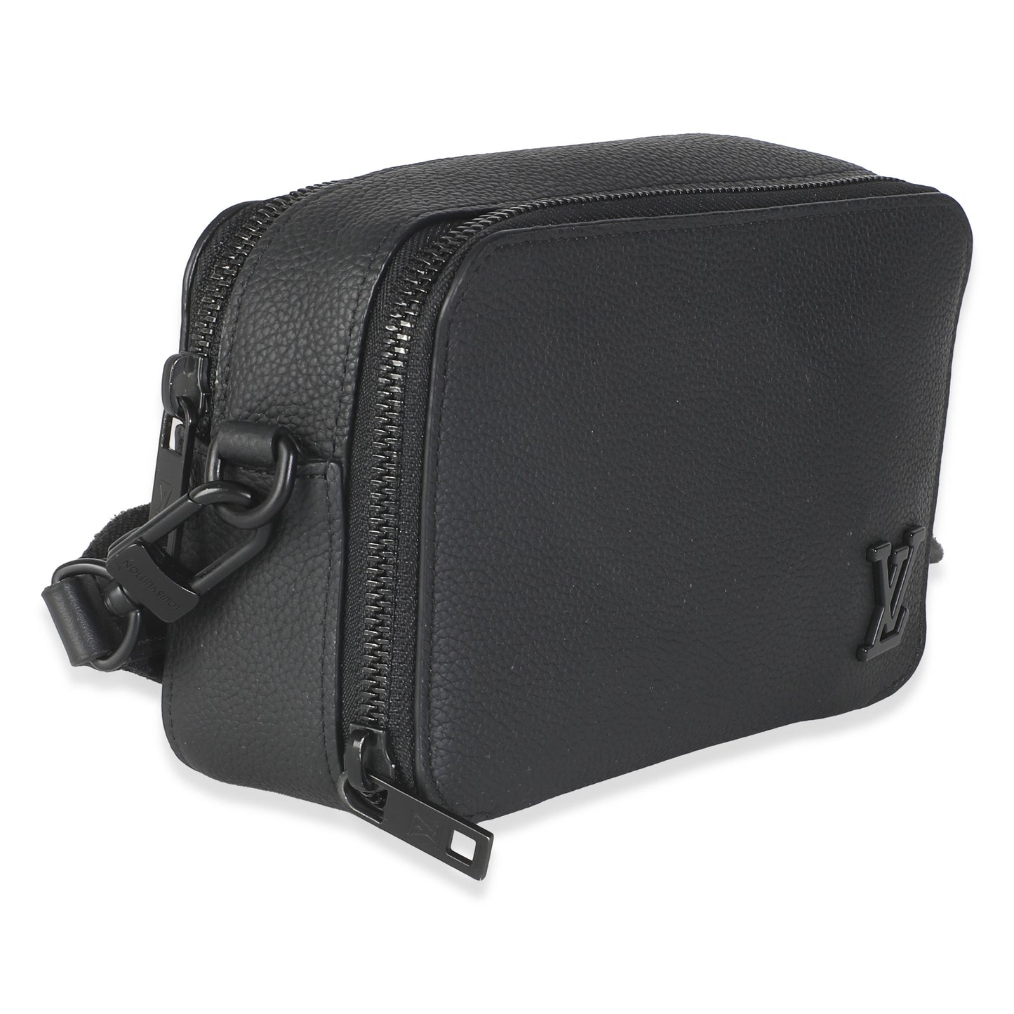 Louis Vuitton Taurillon Alpha Wearable Black Wallet Case