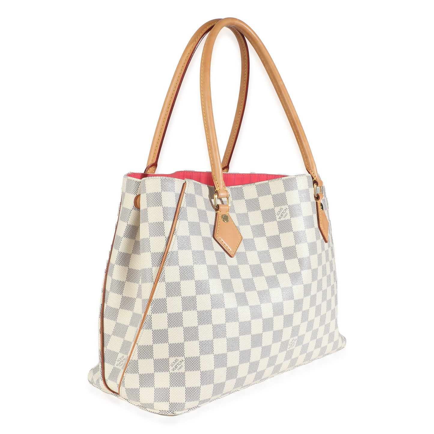 Louis Vuitton Damier Azur Cai Canvas Handbag