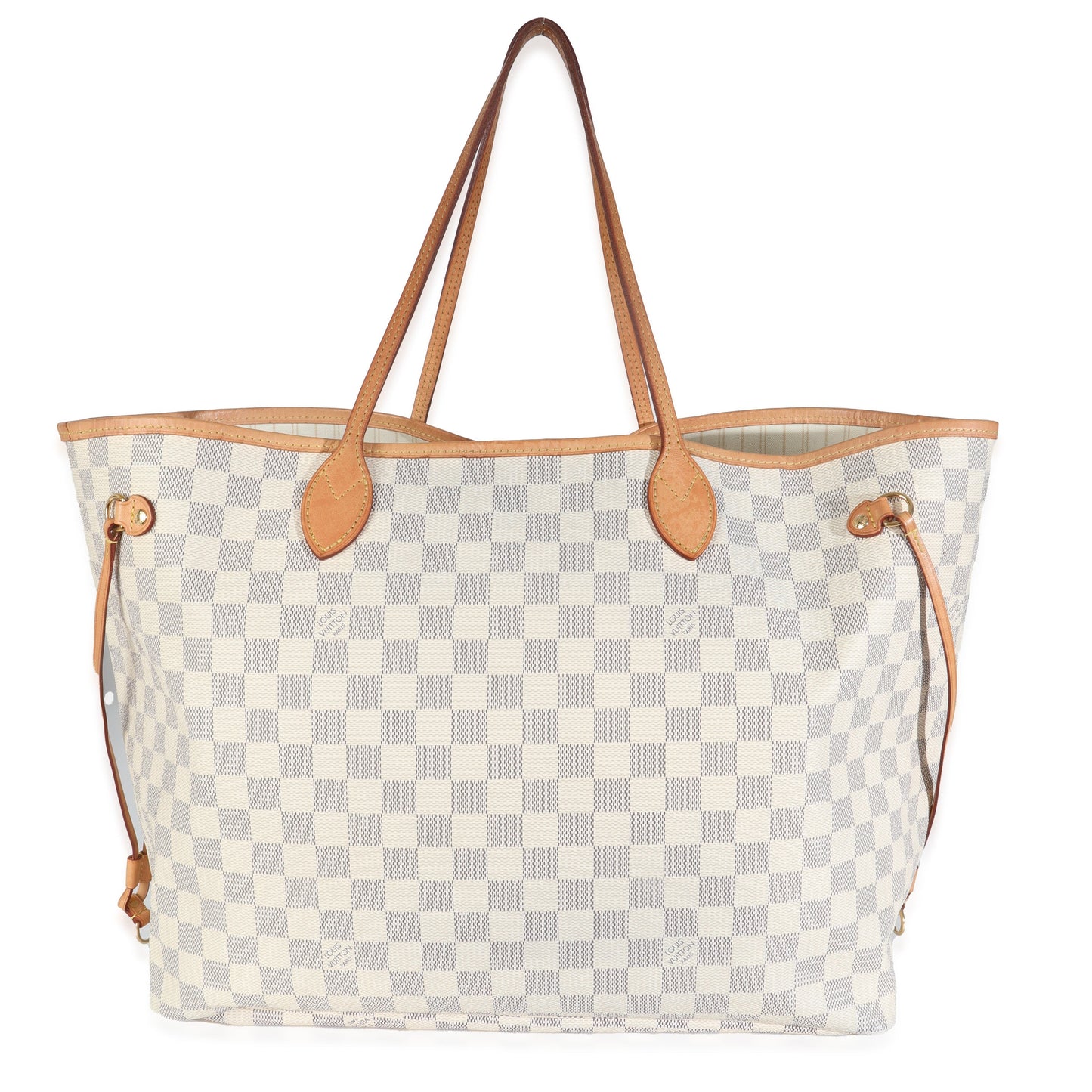 Louis Vuitton Damier Azur Neverfull GM Canvas Tote Bag Neverfull Gm