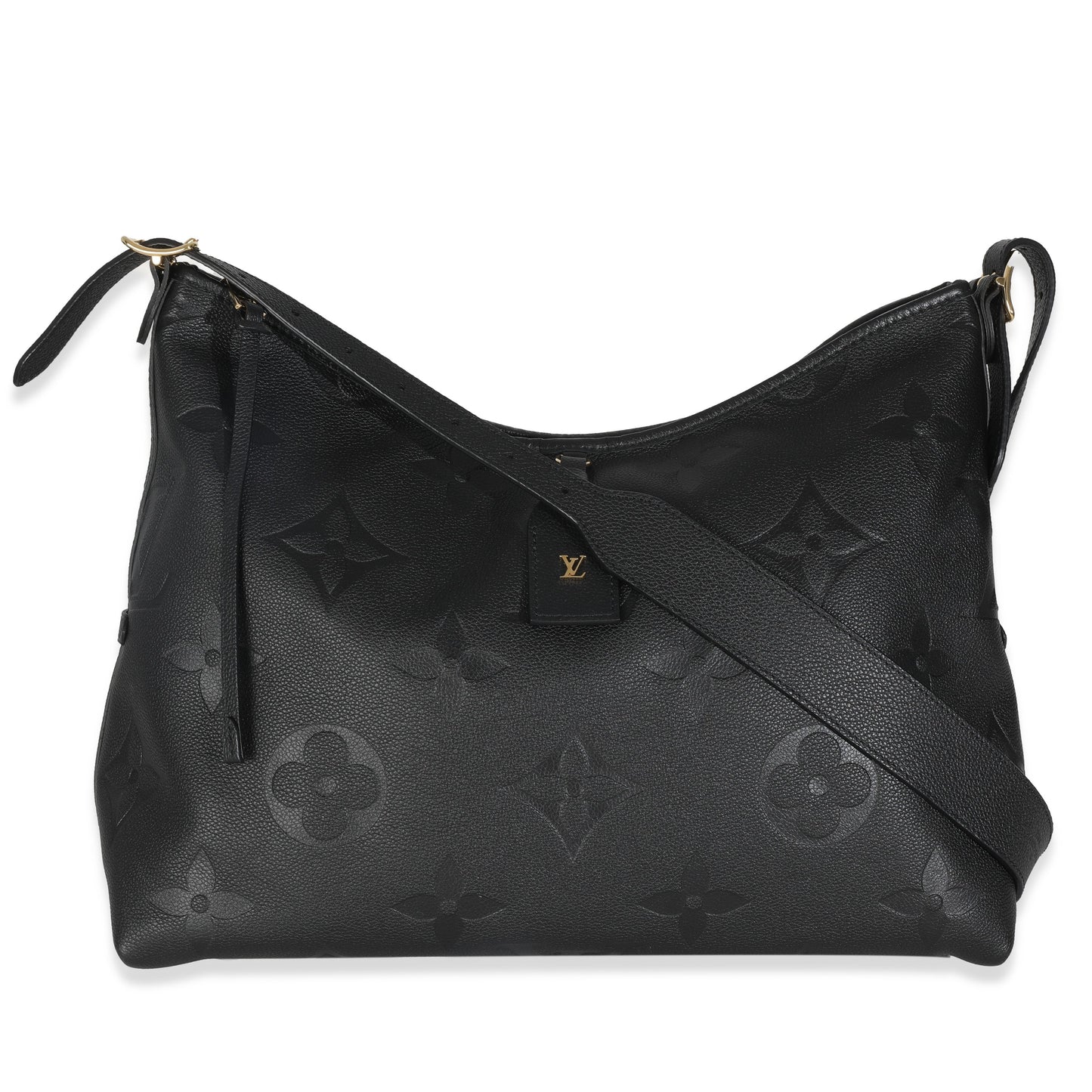 Louis Vuitton Empreinte Carryall MM Monogram Black Handbag