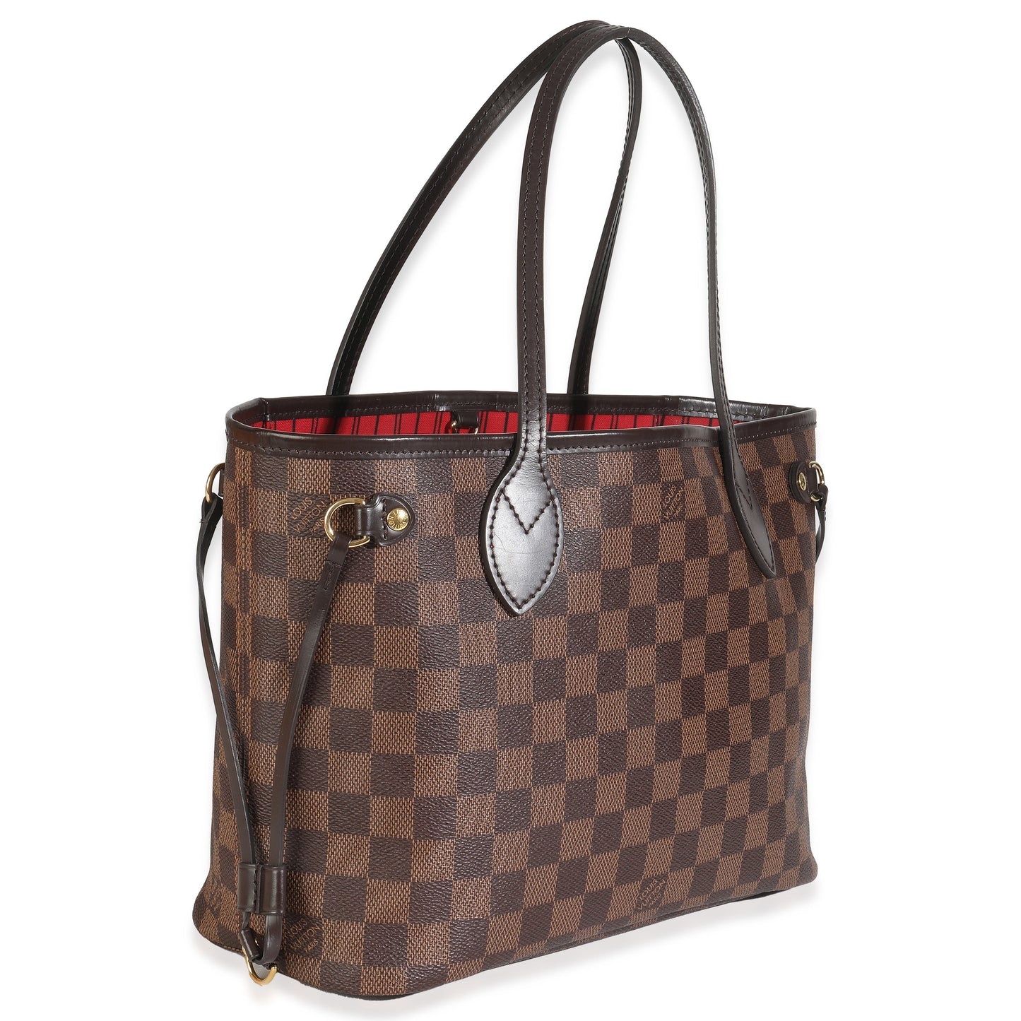 Louis Vuitton Damier Ebene Neverfull PM Canvas Tote Bag 4