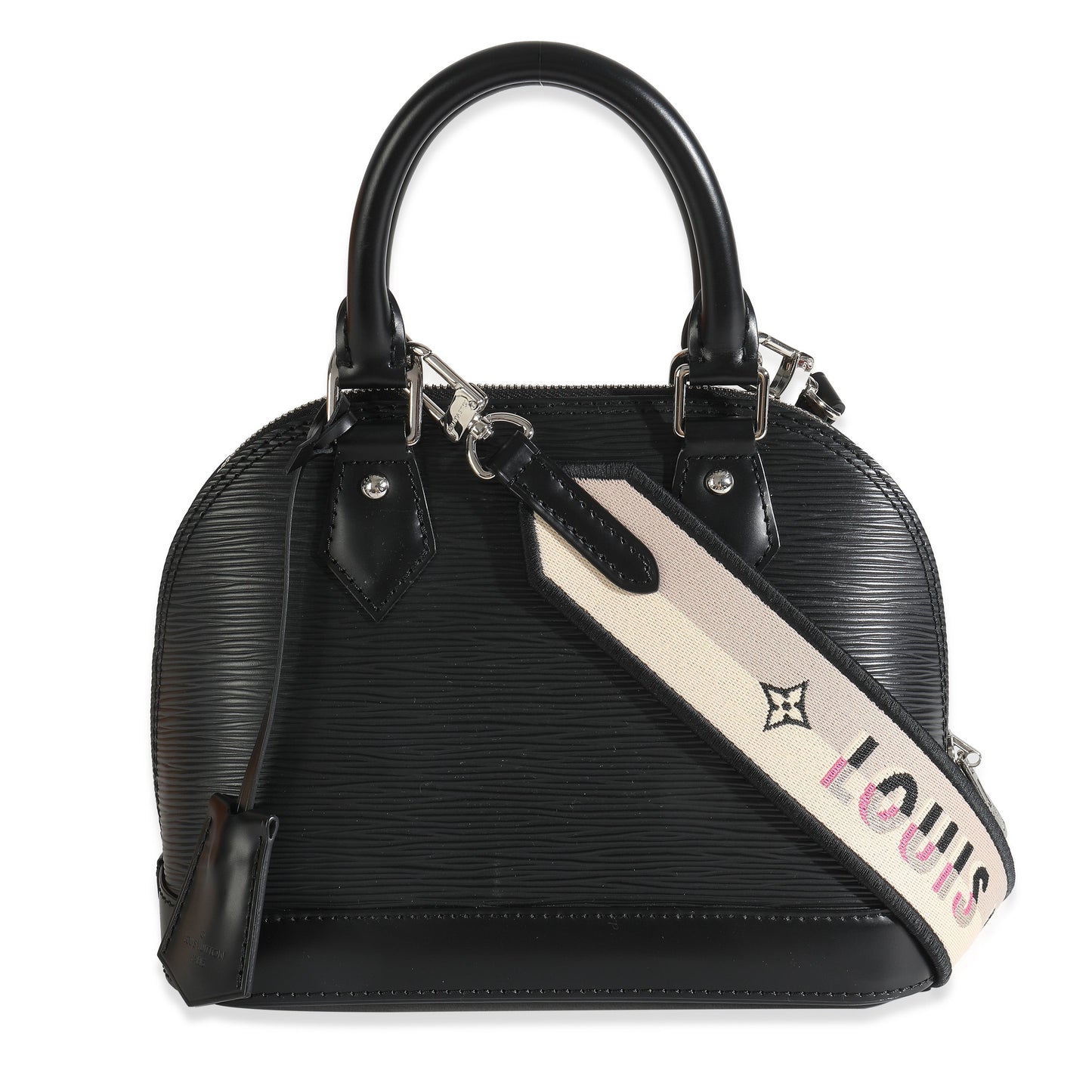 Louis Vuitton Epi Jacquard Alma BB Black Handbag