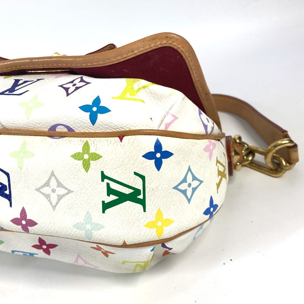 Louis Vuitton M40305 Patty Ribbon Monogram Canvas White Multicolor Shoulder Bag