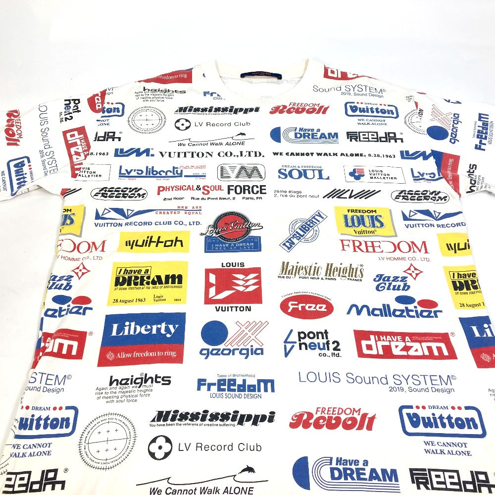 Louis Vuitton Short sleeve T-shirt x T-shirt Cotton White Multicolor Apparel