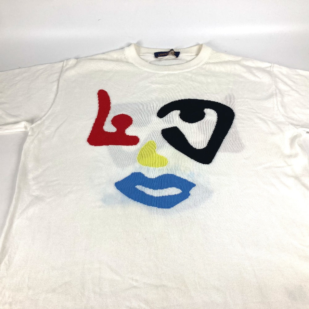 Louis Vuitton Short sleeve T-shirt 22AW Graphic Cotton White Logo Apparel