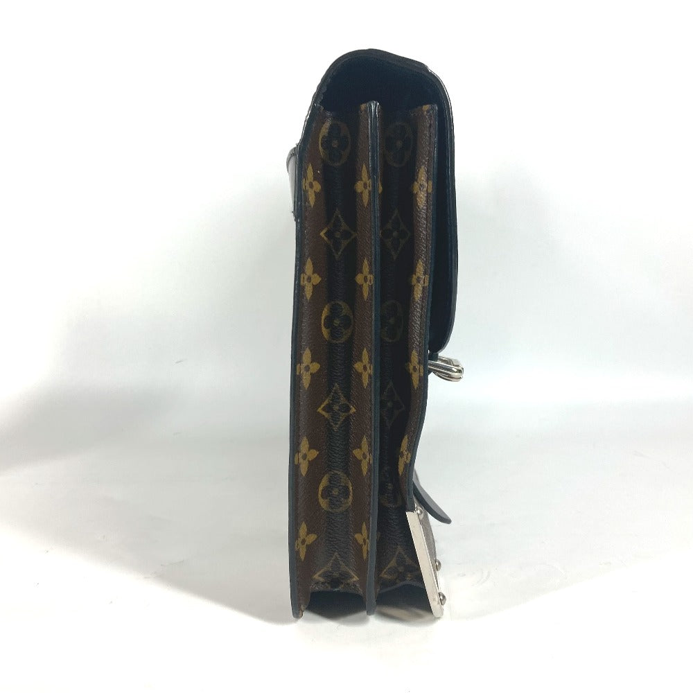 Louis Vuitton Business M92292 macacer Rally Monogram Canvas Brown Handbag
