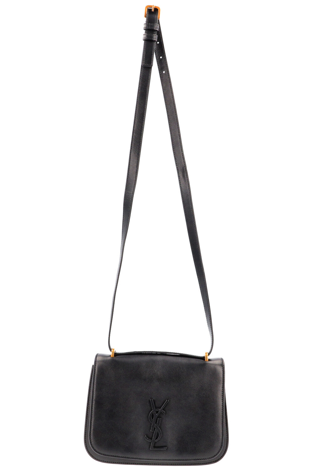 YSL Saint Laurent Crossbody Bag Spontini Bag Leather Black
