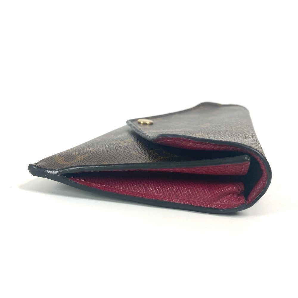 Louis Vuitton Long Purse M62155 Portefeuille Jeanne Monogram Canvas Brown Wallet Case