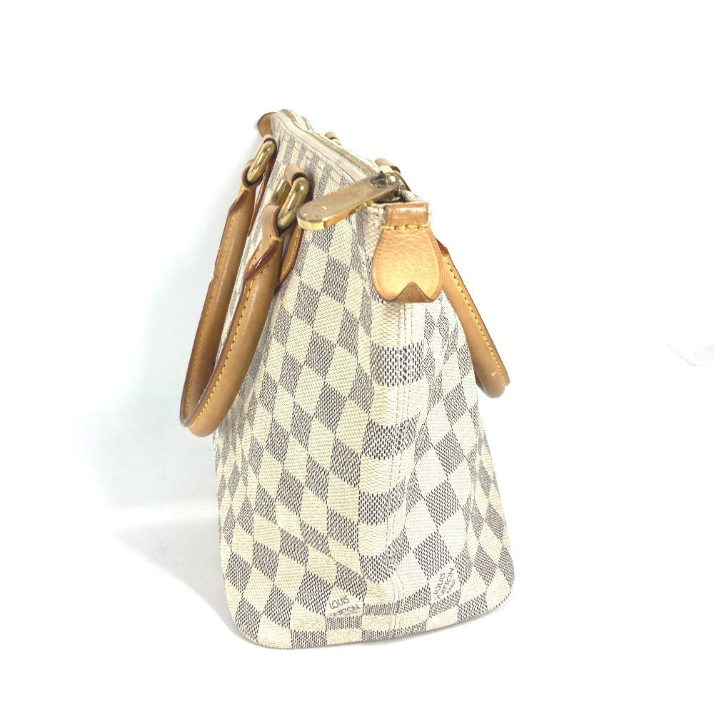 Louis Vuitton N44039 Damier Azur Damier Azur Canvas White Tote Bag