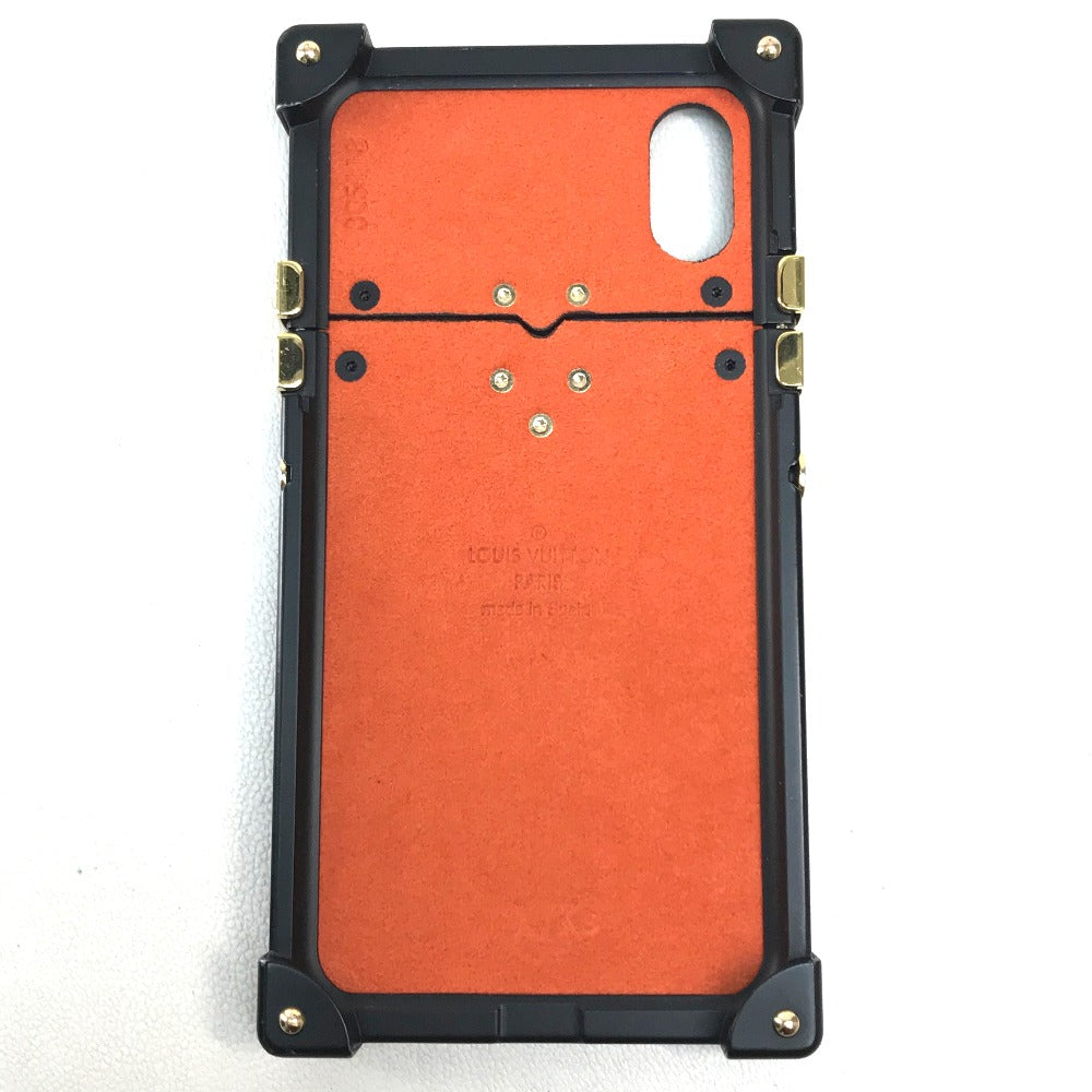 Louis Vuitton iPhone M63891 x Transformed Eye Monogram Canvas Black Orange Handbag
